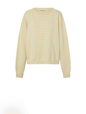 SØNDERHAUS

THE "I CAN'T BELIEVE IT'S NOT VINTAGE" CREWNECK IN VANILLA STRIPE
